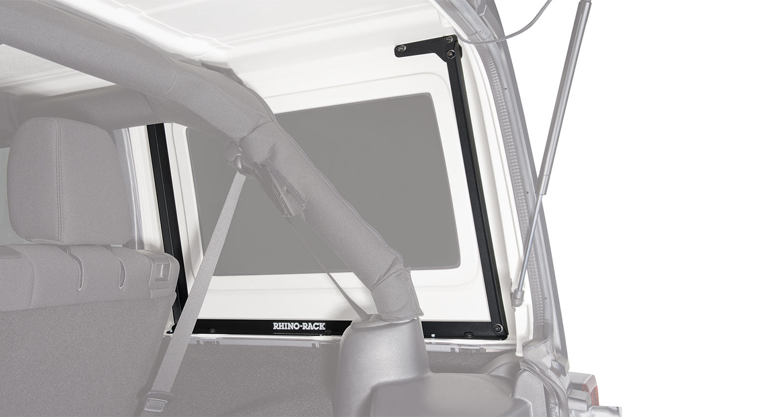 Rhino Rack 2007-2018 Fits Jeep Wrangler Jk 4dr Suv Hard Top Vortex Rcl Black 2 Bar Rhino-rack Backbone Roof Rack JC-01313