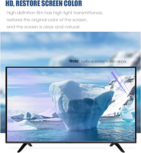 Anti Reflection TV Screen Protector, 32-75 Inch Matte Anti Glare Filter Anti Scratch Protection Film for Samsung, Insignia, VIZIO, TCL, Sony, Sharp