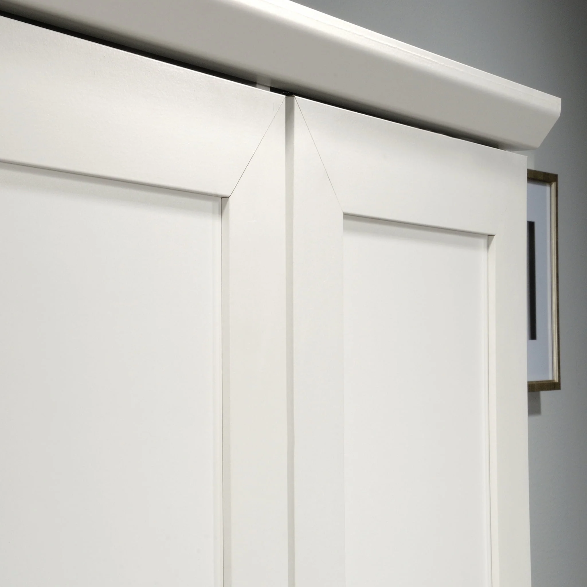 Sauder HomePlus Storage Cabinet, Soft White Finish