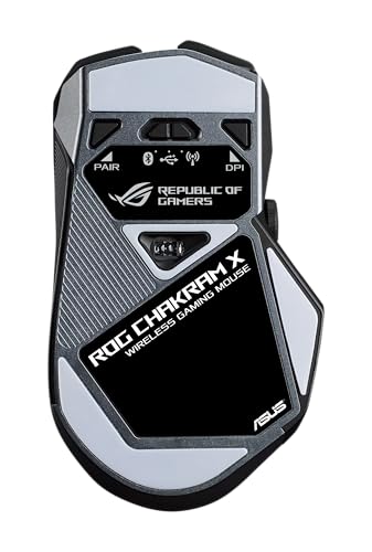 ASUS ROG Spatha X Wireless Gaming Mouse (Magnetic Charging Stand, 12 Programmable Buttons, 19,000 DPI, Push-fit Hot Swap Switch Sockets
