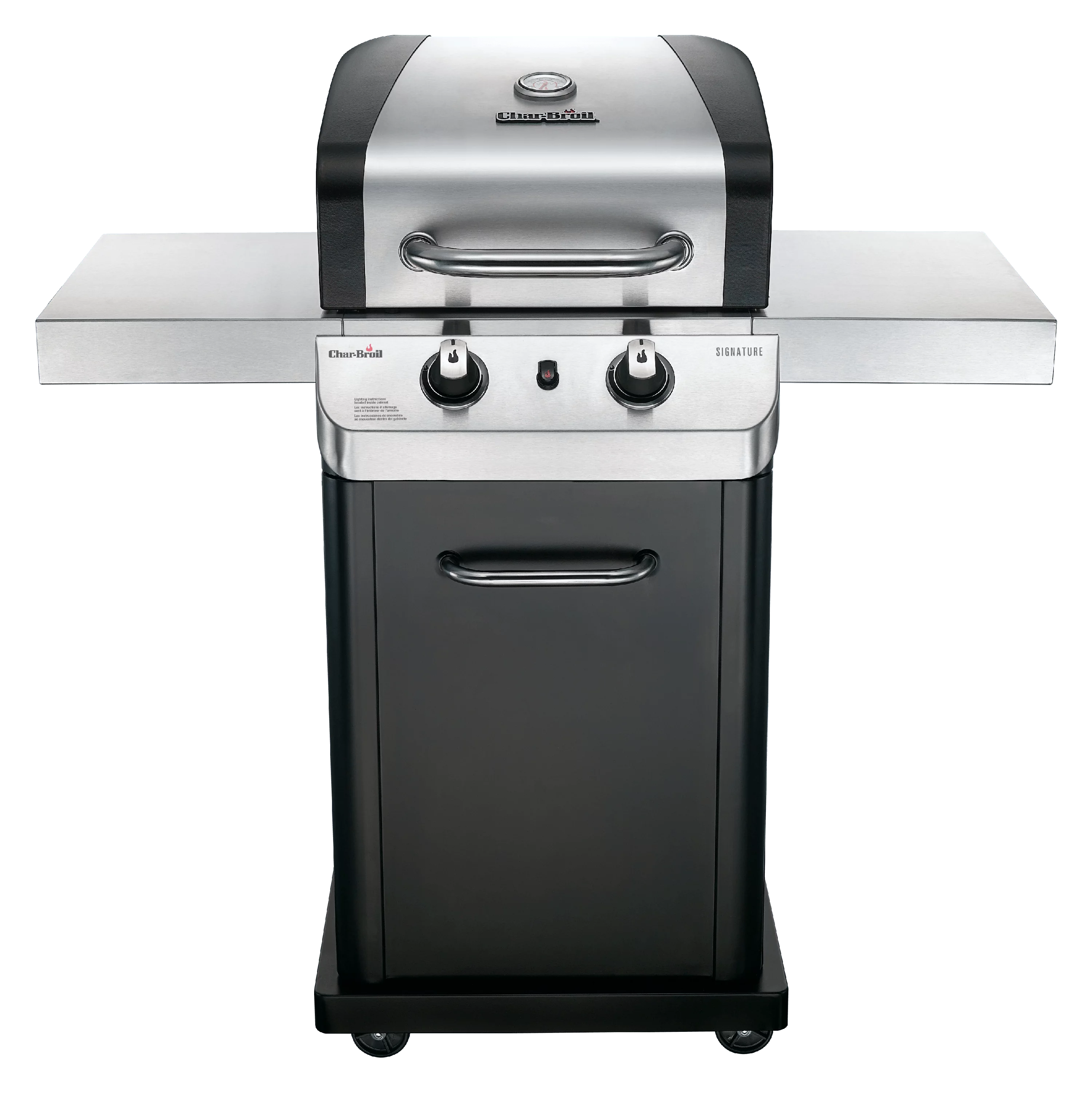 Char-Broil 2 Burner Silver and Black Natural Gas Gas Grill