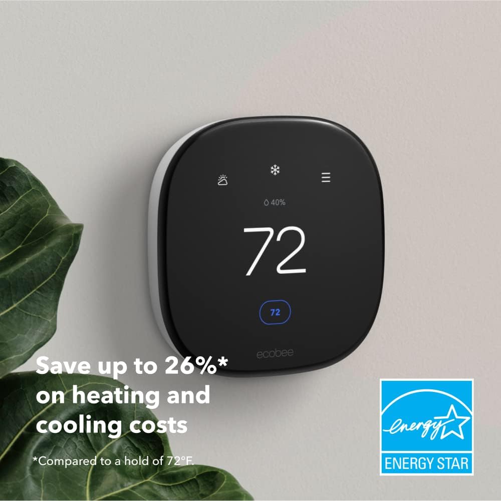 New 2022! ecobee Smart Thermostat Enhanced Compatible with Alexa and Apple Home Kit