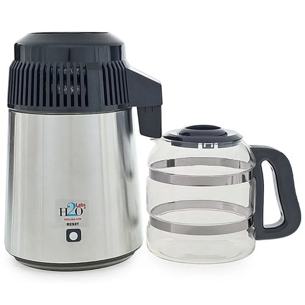 Best in Class Stainless Steel Home Water Distiller with Glass Carafe
