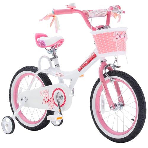Royalbaby Princess Girls Kids Bike 12 14 16 18 20 Inch Children Bicycle with Basket for Age 3-12 Years