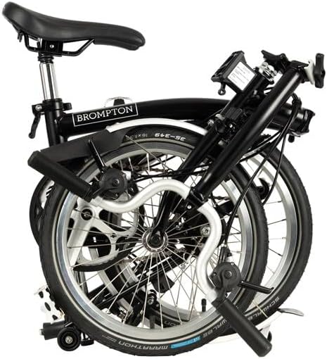 Brompton C Line 6 Speed Folding Bike - Mid (Black)