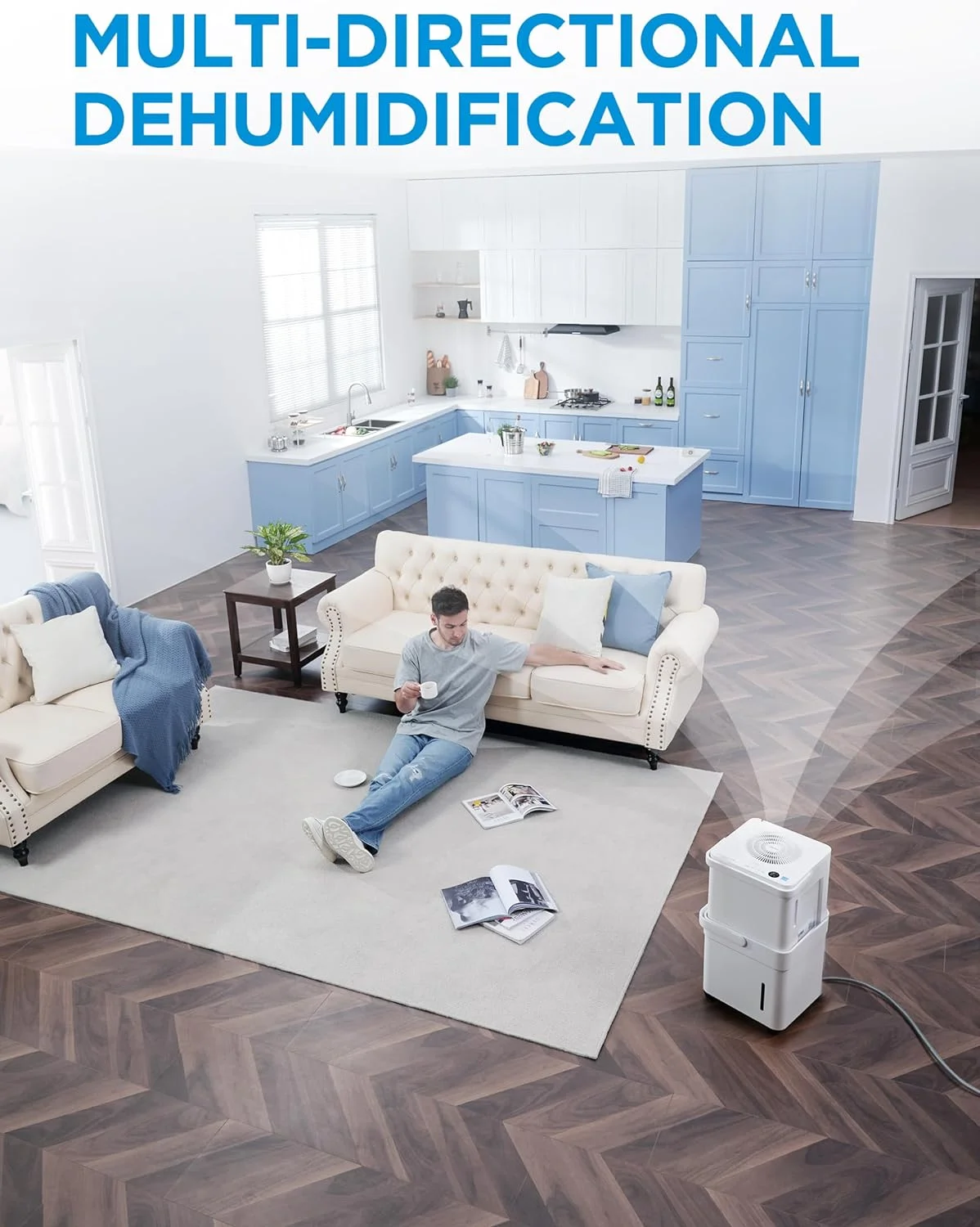 Midea Cube 20-Pint Smart WiFi Dehumidifier, Coverage up to 2,000 sq. ft. - Radiant Selections