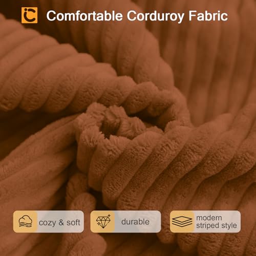 COMAX Folding Sofa Bed, Convertible Chair Bed Corduroy 3-in-1 Foldable Floor Couch with High-Density Foam, Futon Sofa Sleeper Mattress