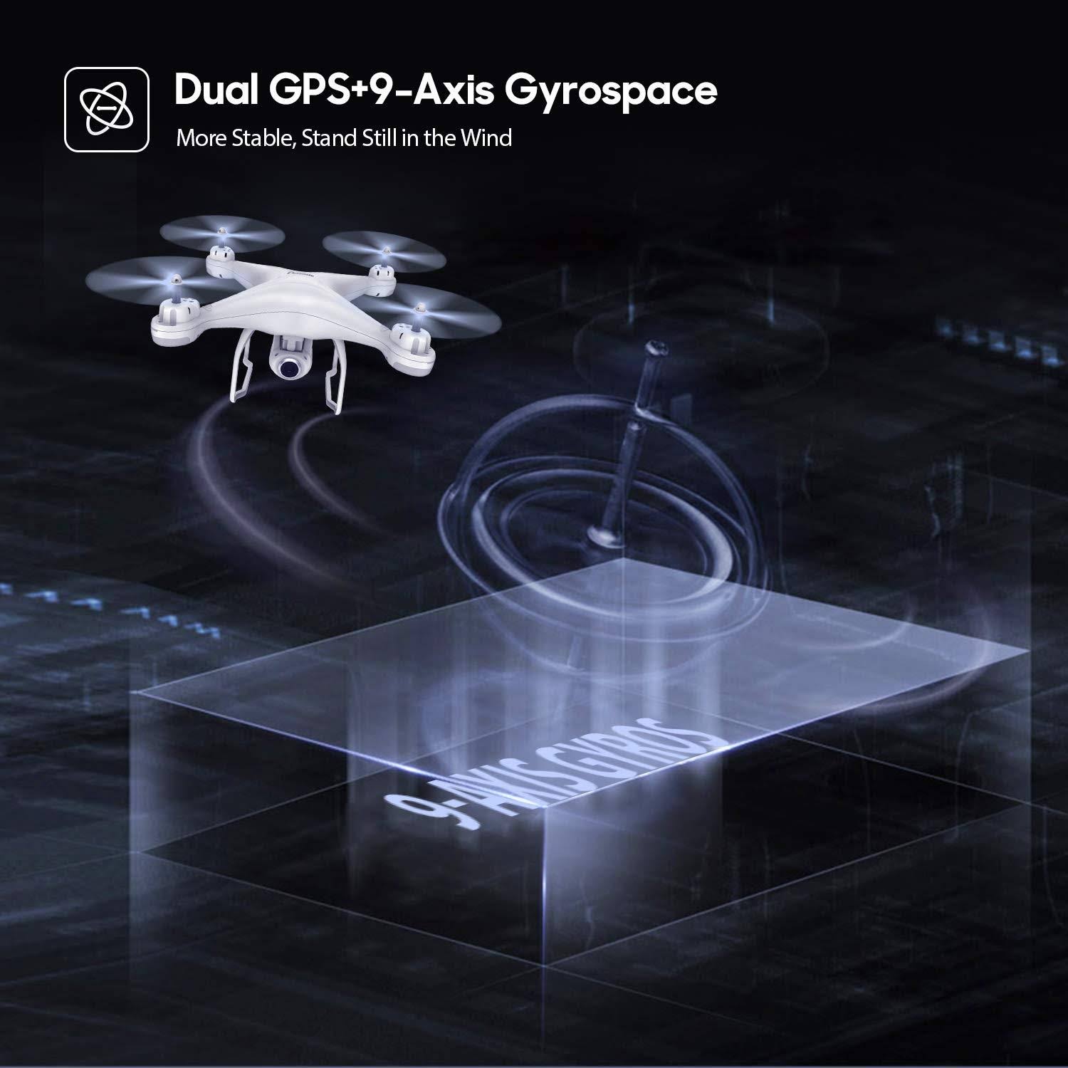 Potensic T25 GPS Drone, FPV RC Drone with Camera 1080p HD WiFi Live Video