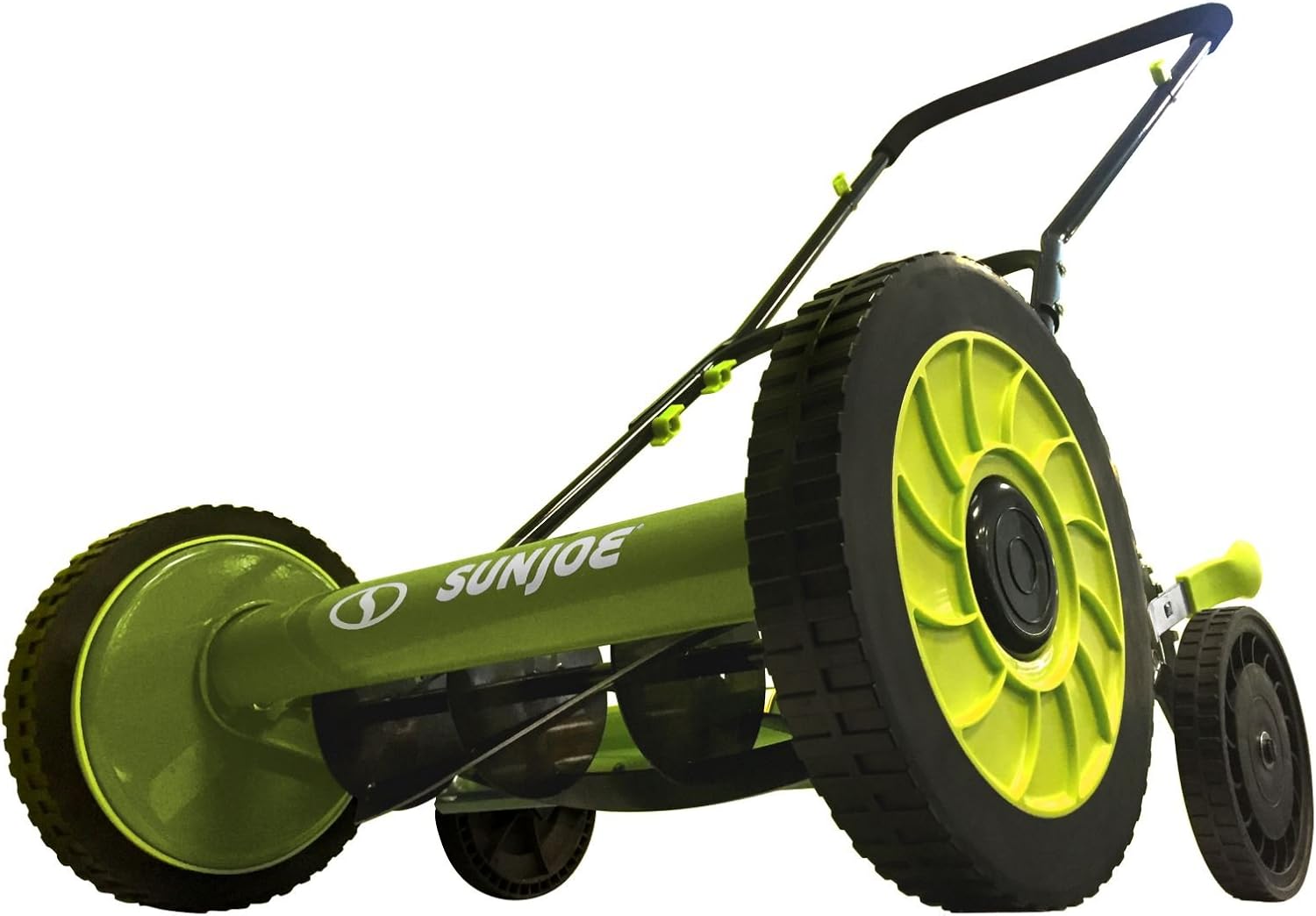 Sun Joe MJ506E 16 in 6.5 Amp Quad Wheel 24 Blade Electric Reel Lawn Mower w/ Grass Catcher