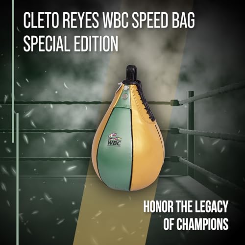 CLETO REYES Platform Leather Punching Speed Bag for Boxing, MMA, Muay Thai, Training Equipment