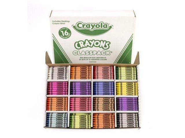 Crayola 16-Color Classpack Crayons (528016) - Megean