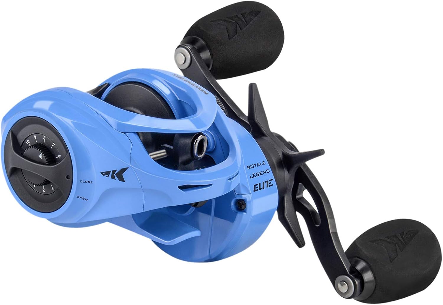 KastKing Royale Legend Baitcasting Reels - Elite Series Fishing Reel, Palm Perfect Compact Design, Ergo-Twist Opening, Swing Wing Side Cover