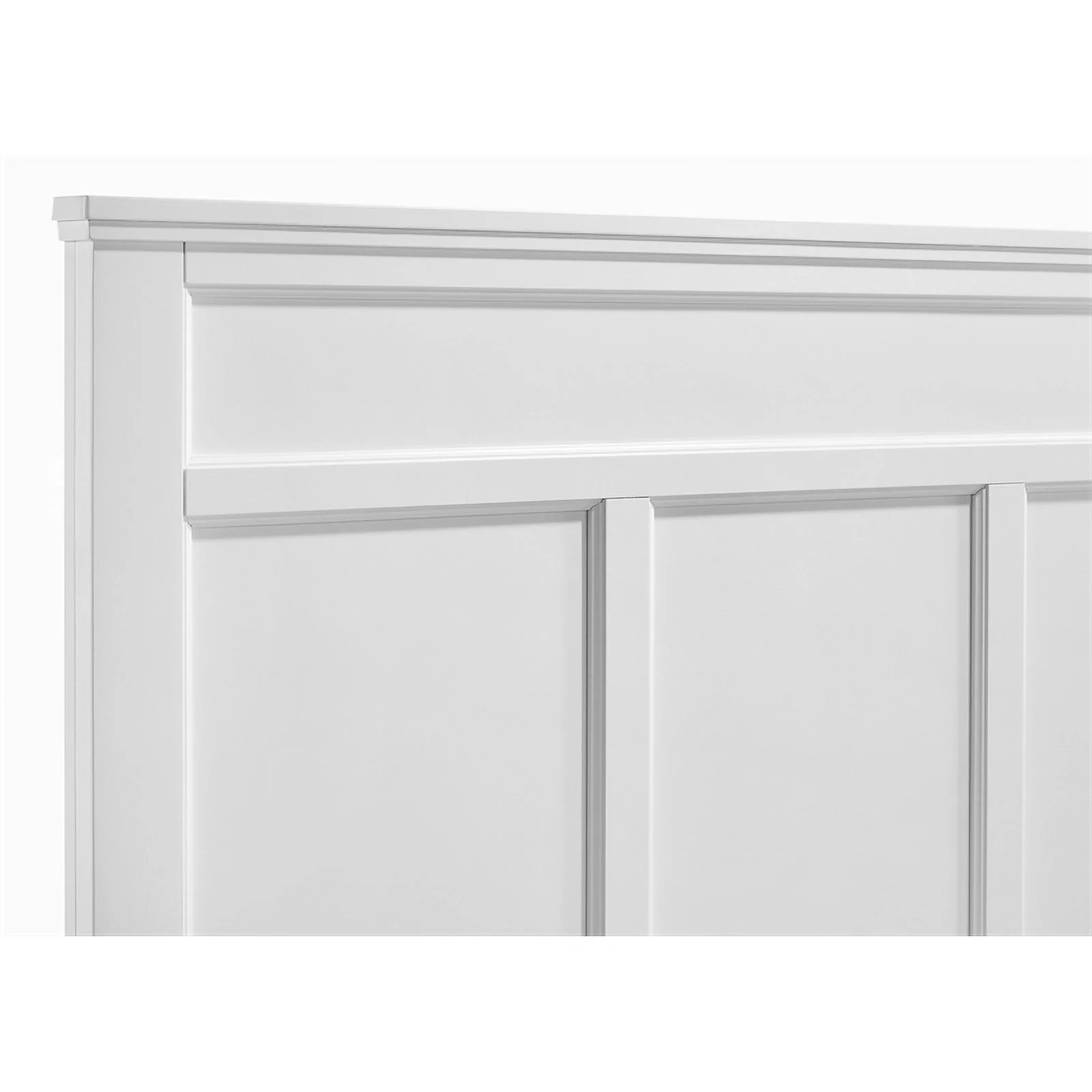 New Classic Furniture Andover Traditional Wood Full Bed in White