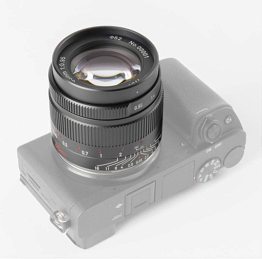 7artisans 35mm f0.95 Large Aperture APS-C Mirrorless Cameras Lens Compact for Fuji X-T1 X-T2 X-T3 X-T20 X-T30 X-E1 X-E2 X-E3