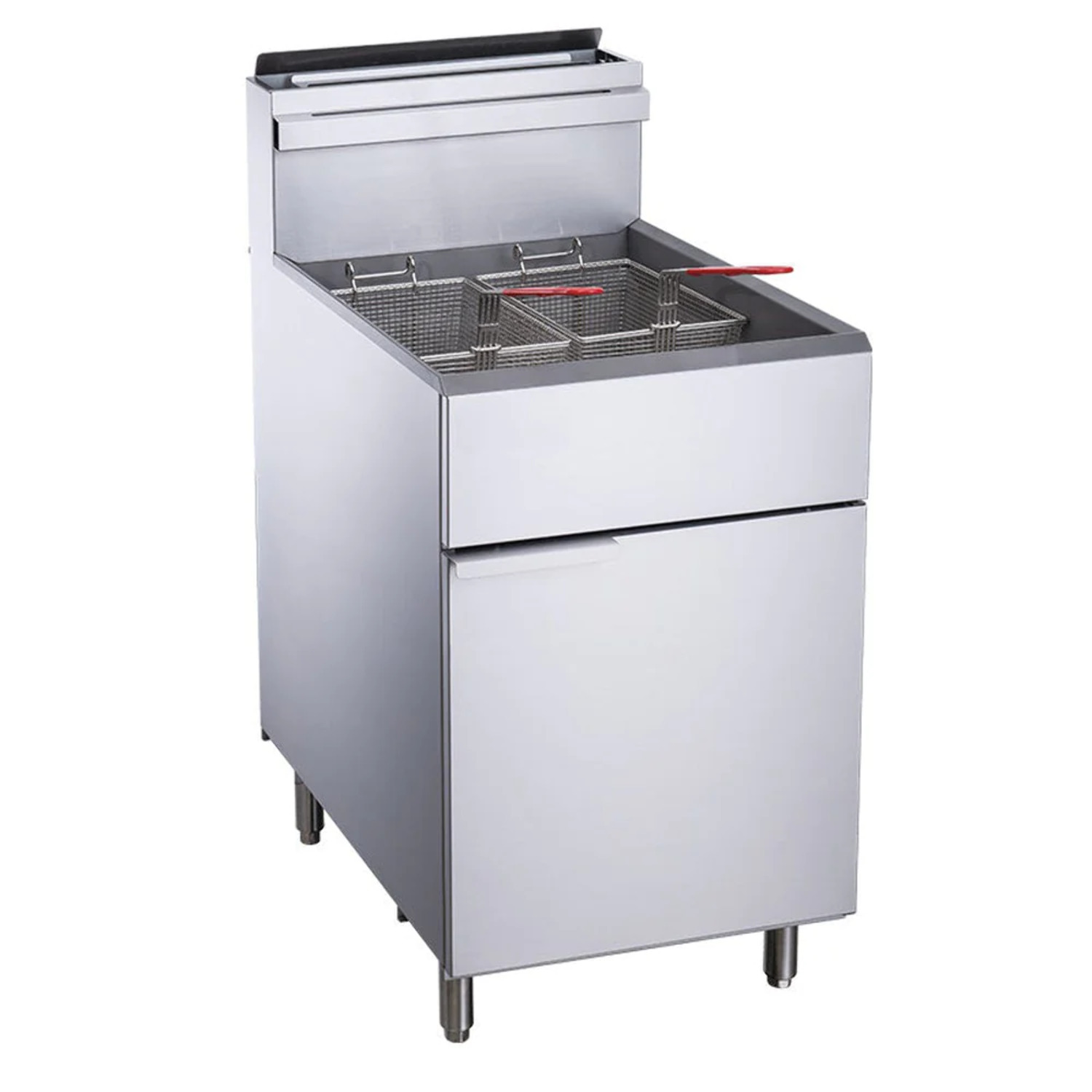 West Kitchen WCF5-LPG 70lb. LP Gas Deep Fryer with 5 Tube Burners