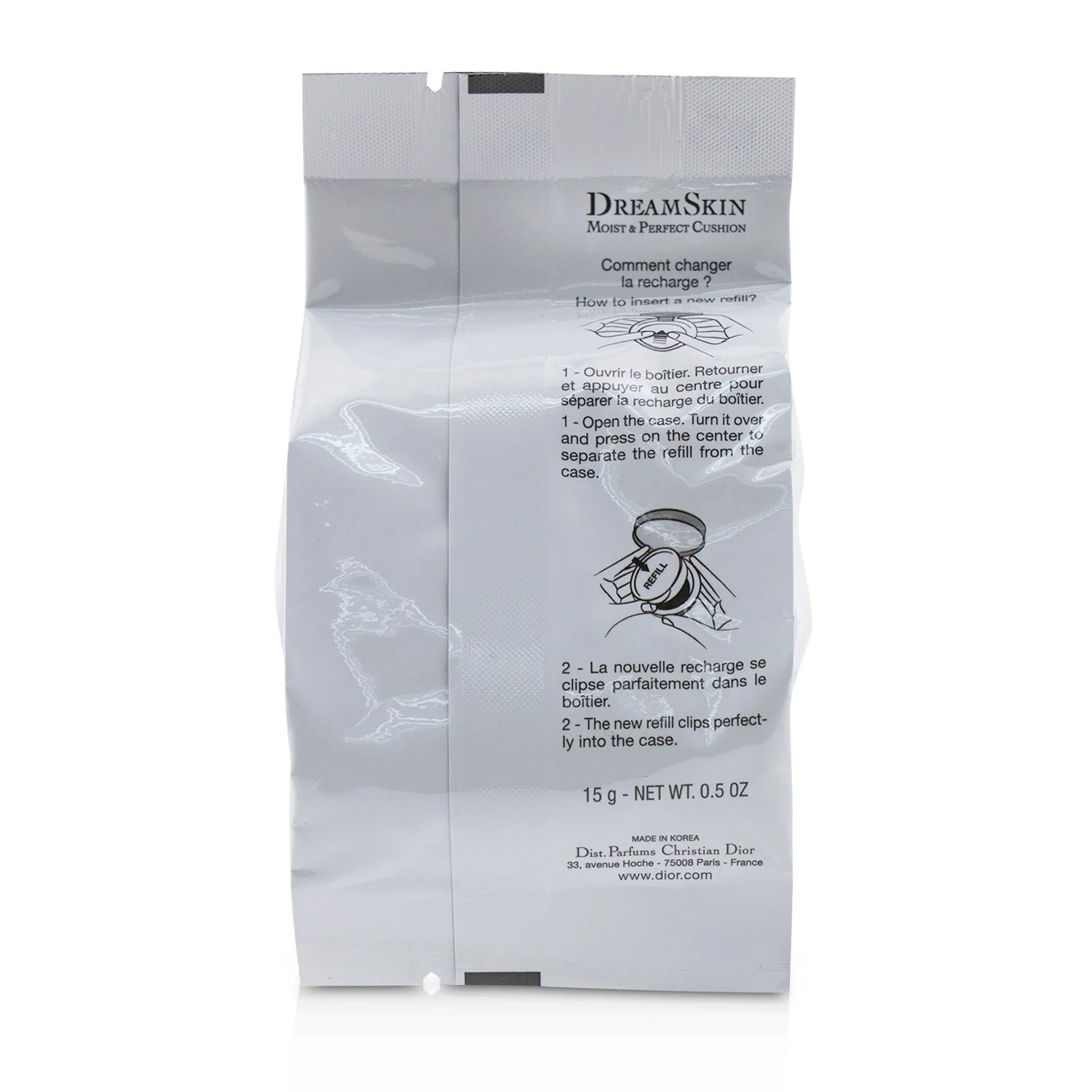 Christian Dior Capture Dreamskin Moist & Perfect Cushion SPF 50 Refill - # 020 (Light Beige) 15g/0.5oz
