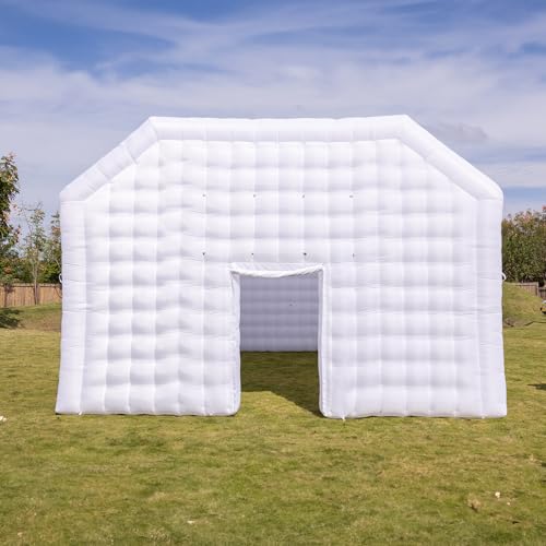 VEVOR Inflatable Nightclub, 26.2 x 19.7 x 13.1 Ft, Blow up Party Tent with Disco Lights & 1100W Blower, Large Inflatable Night Club Tent for Adults