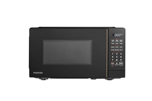Toshiba ML-EM62P(SS) Large Countertop Microwave with Smart Sensor, 6 Menus, Auto Defrost, ECO Mode, Mute Option & 16.5" Position Memory Turntable