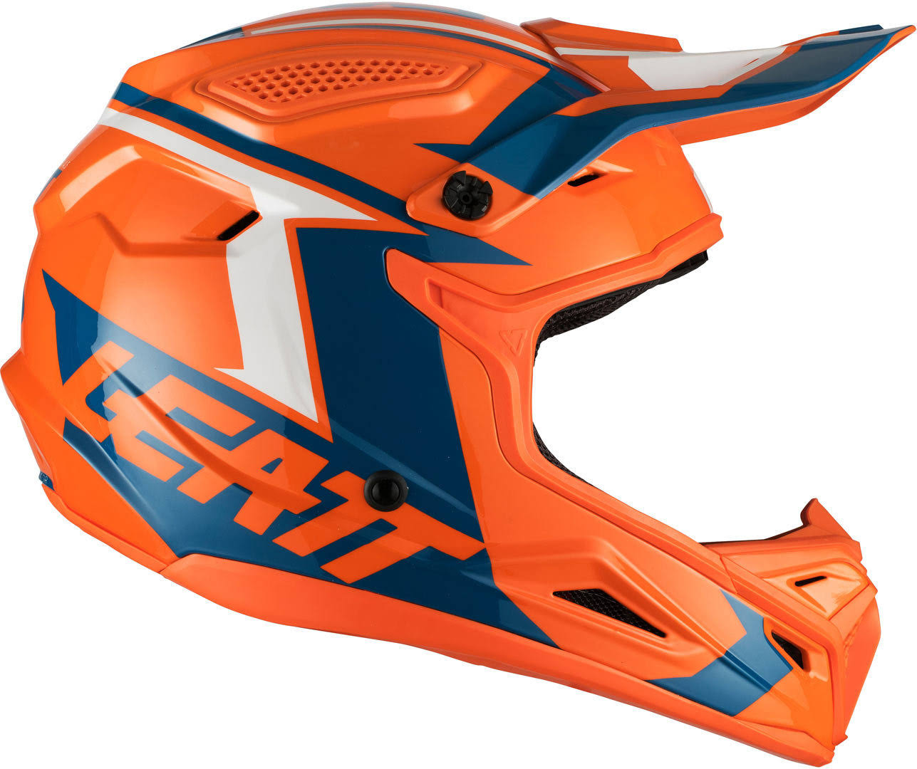 Leatt GPX 4.5 V20 Motocross Helmet, blue-orange, Size Xs