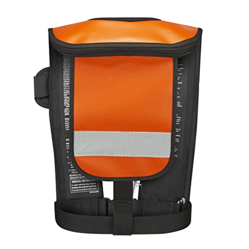Mustang Survival - HIT Inflatable Work Vest for Adults (Orange & Black - One Size Fits All), Auto Hydrostatic
