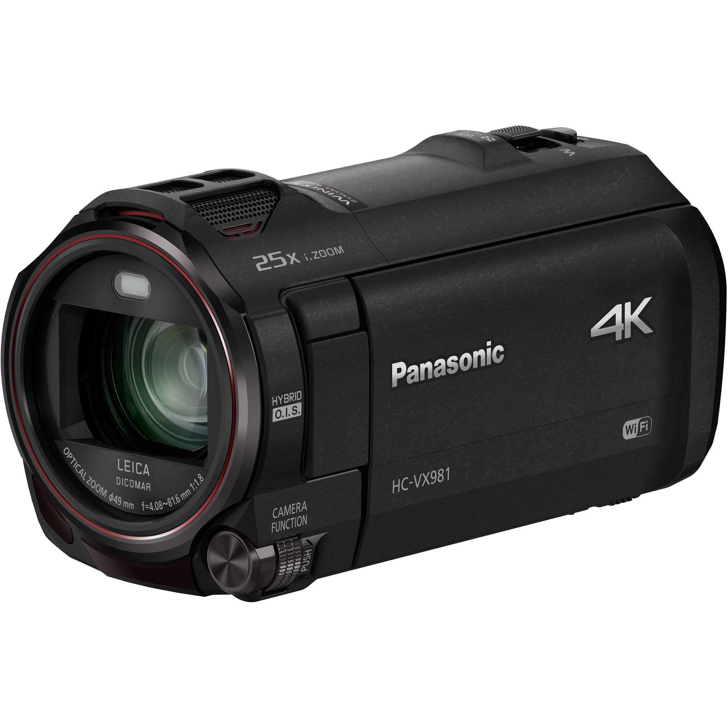 Panasonic - Hc-vx981k 4K Ultra HD Camcorder
