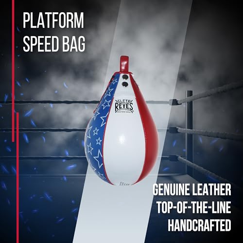 CLETO REYES Platform Leather Punching Speed Bag for Boxing, MMA, Muay Thai, Training Equipment
