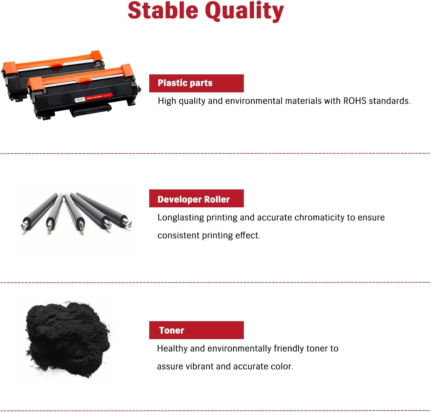 RAFINAT TN760 Toner Cartridge with Chip Page Yield Up to 3,000 Pages