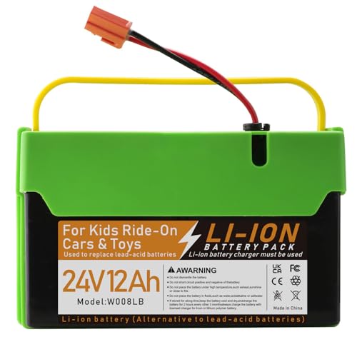 24V 7Ah Lead Acid Rechargeable Battery, Replacement Battery Compatible with Best Ride on Cars Thunder UTV Kids Ride-On Car