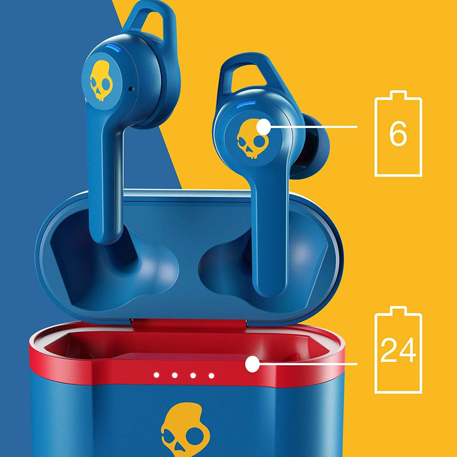 Skullcandy Indy Evo True Wireless Earbuds (92 Blue)