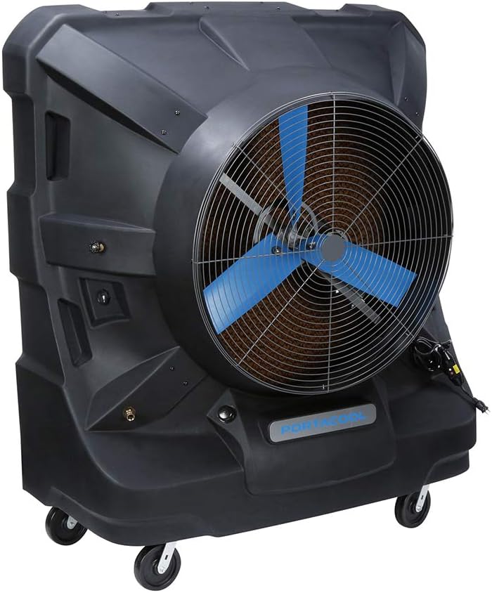 Portacool PACJS2701A1 Jetstream 270 Portable Evaporative Cooler, Black