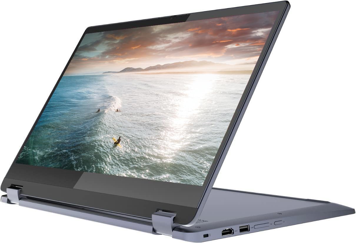 Lenovo Flex 3i 2-in-1 Chromebook for College Students,15.6 Inch FHD Touchscreen Laptop, Intel Celeron N4500, 4GB RAM, 64GB eMMC+128GB SD Card