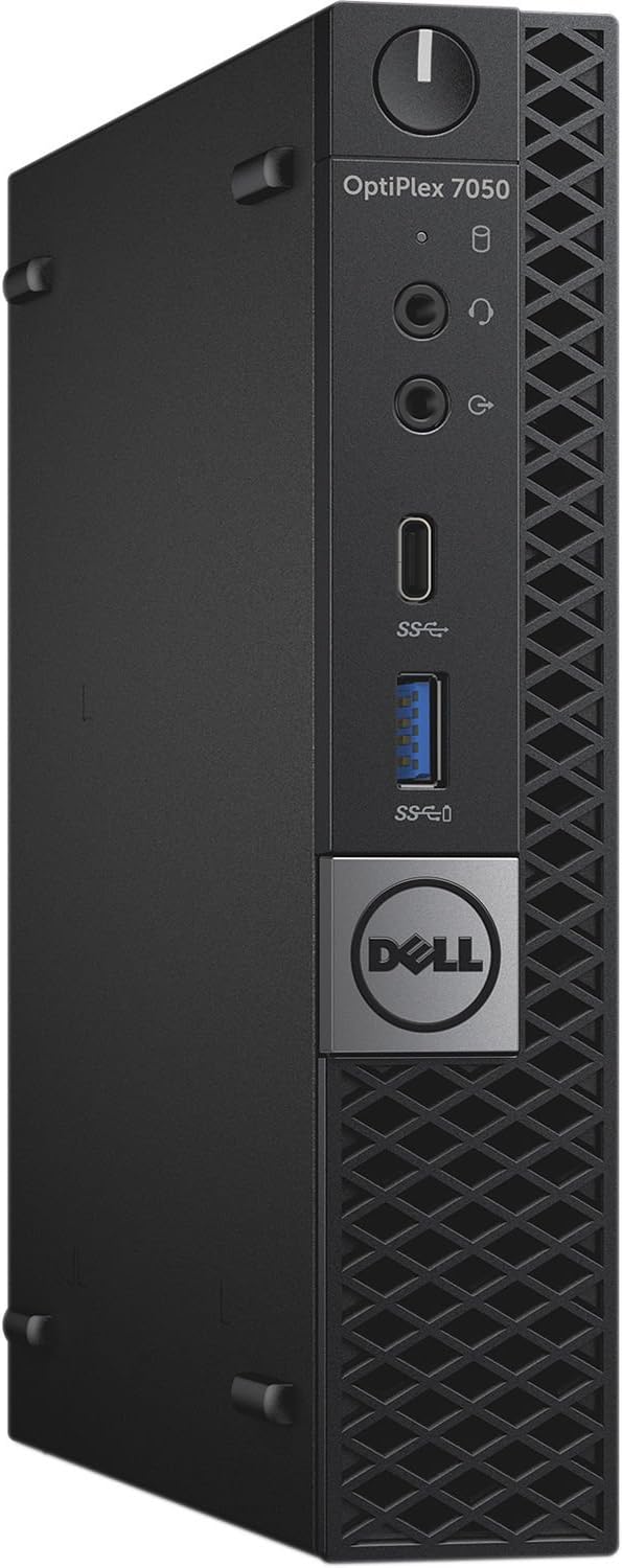 Dell OptiPlex 7050 Micro Form Factor Desktop Computer, Intel Core i5-7500T Quad-Core Up to 3.3GHz, 16GB DDR4, 512GB Solid State Drive
