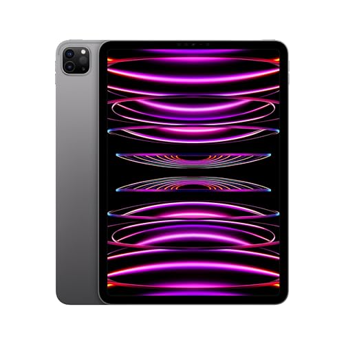 2022 Apple iPad Pro (11-inch, Wi-Fi, 128GB) - Space Gray (Renewed)