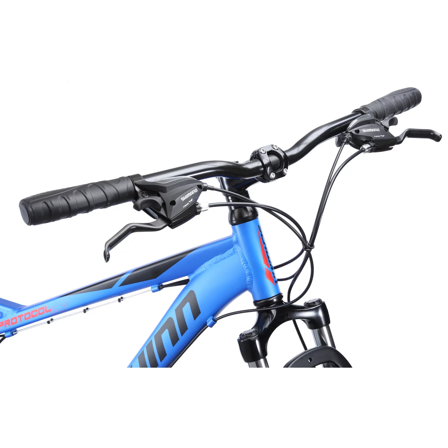 Schwinn Protocol 2.7 Full Suspension Mountain Bike, 27.5- Inch Wheels, 21 Speeds, Matte Blue