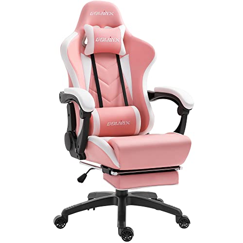 Dowinx Gaming Chair Ergonomic Racing Style Recliner with Massage Lumbar Support