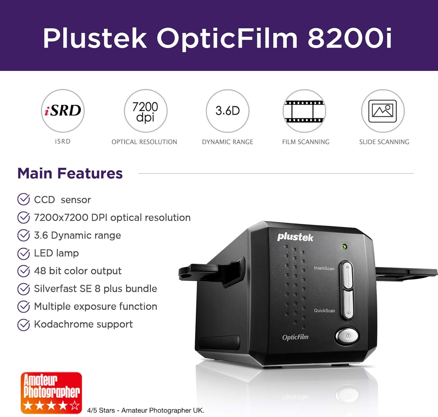 Plustek OpticFilm 8200i SE