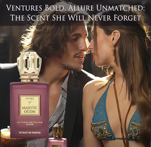 Prince Parfums Dubai - Story of Bois De Guaiac For Men - 3.4 Ounces - Extrait de Parfum - Exquisite Luxury Fragrance Exotic Woods, Amber