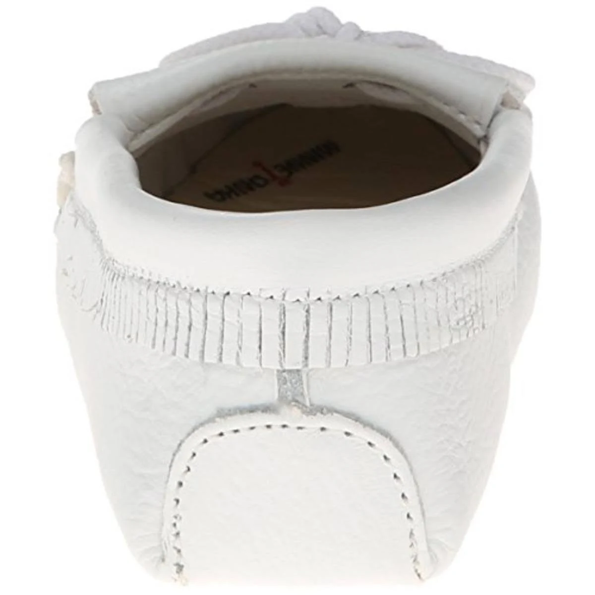 Minnetonka Thunderbird Softsole Moccasin - White