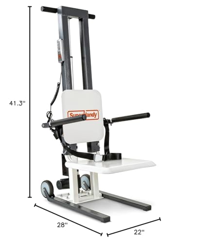 SuperHandy GoRise Electric Floor to Stand Lift – 500 Lbs Capacity, Standing Assistance, Portable, Adjustable, Ergonomic, Easy Storage