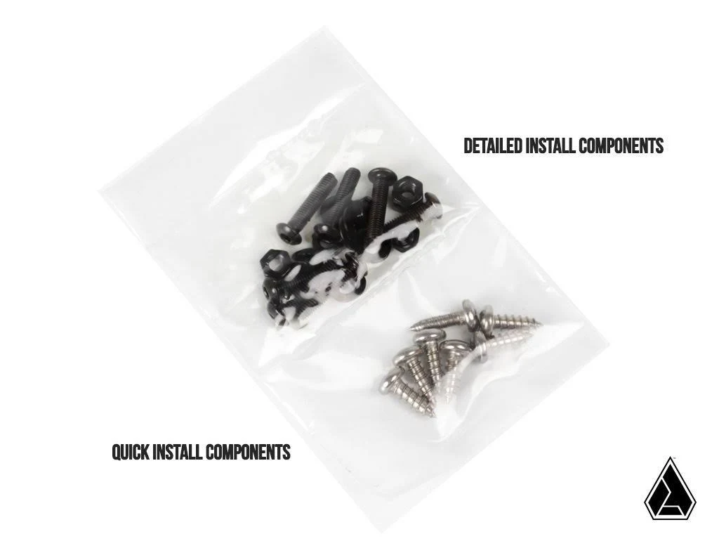 Assault Industries Shifter Gate Panel Kit for Can Am Maverick X3 Raw