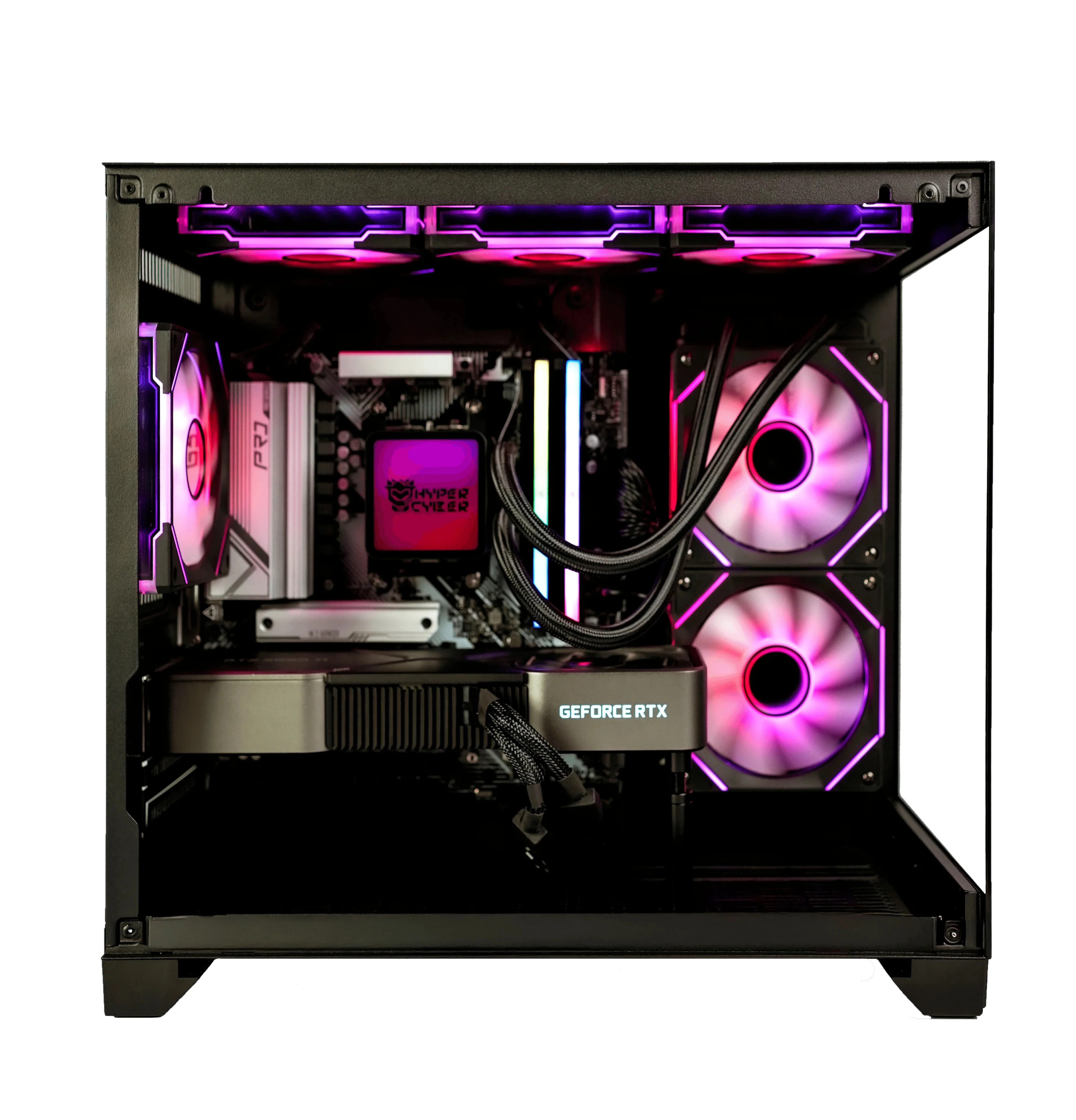 Hyper Cyber Rage | AMD Ryzen 7 9800X3D | NVIDIA GeForce RTX 5070 TI 16GB | Gaming PC
