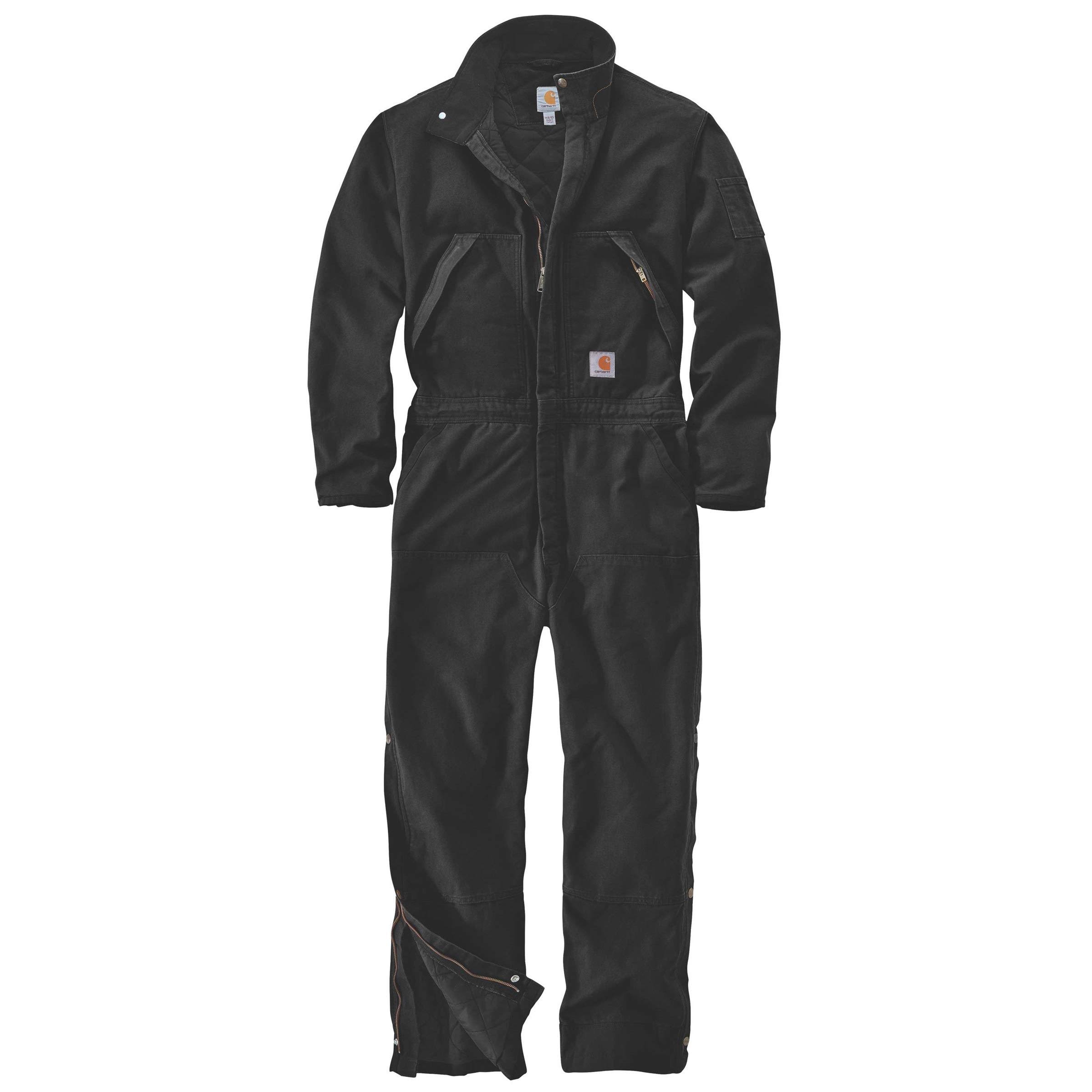 Carhartt Loose Fit Washed Duck Insulated Coverall | Black | 3XL