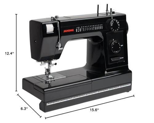 Janome HD1000BE HD1000 Black Edition All Metal Body Sewing Machine, one size