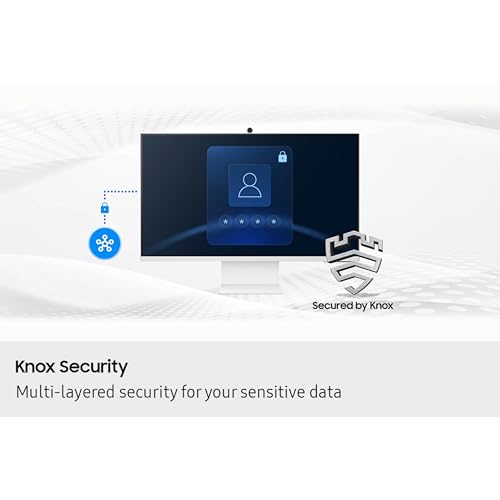SAMSUNG 32&rdquo; Smart Monitor M8 (M80F) 4K UHD Display, Samsung Vision AI, Smart TV Apps, Gaming Hub, USB-C, HDMI and USB-A, White, LS32FM803UNXZA