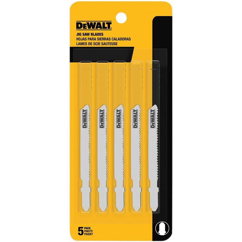 DeWalt DW3776-5 T-Shank Jig Saw Blade 3, 24 TPI - 25 Pak