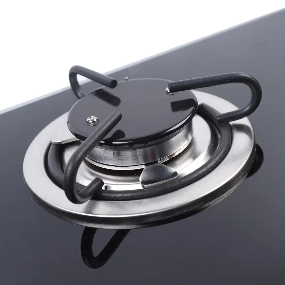 MIDUO 31" LPG Gas Stove, Two Burner Faucet Stove Gas Cooktop, Portable Double Outdoor Cooker with Sink Combo