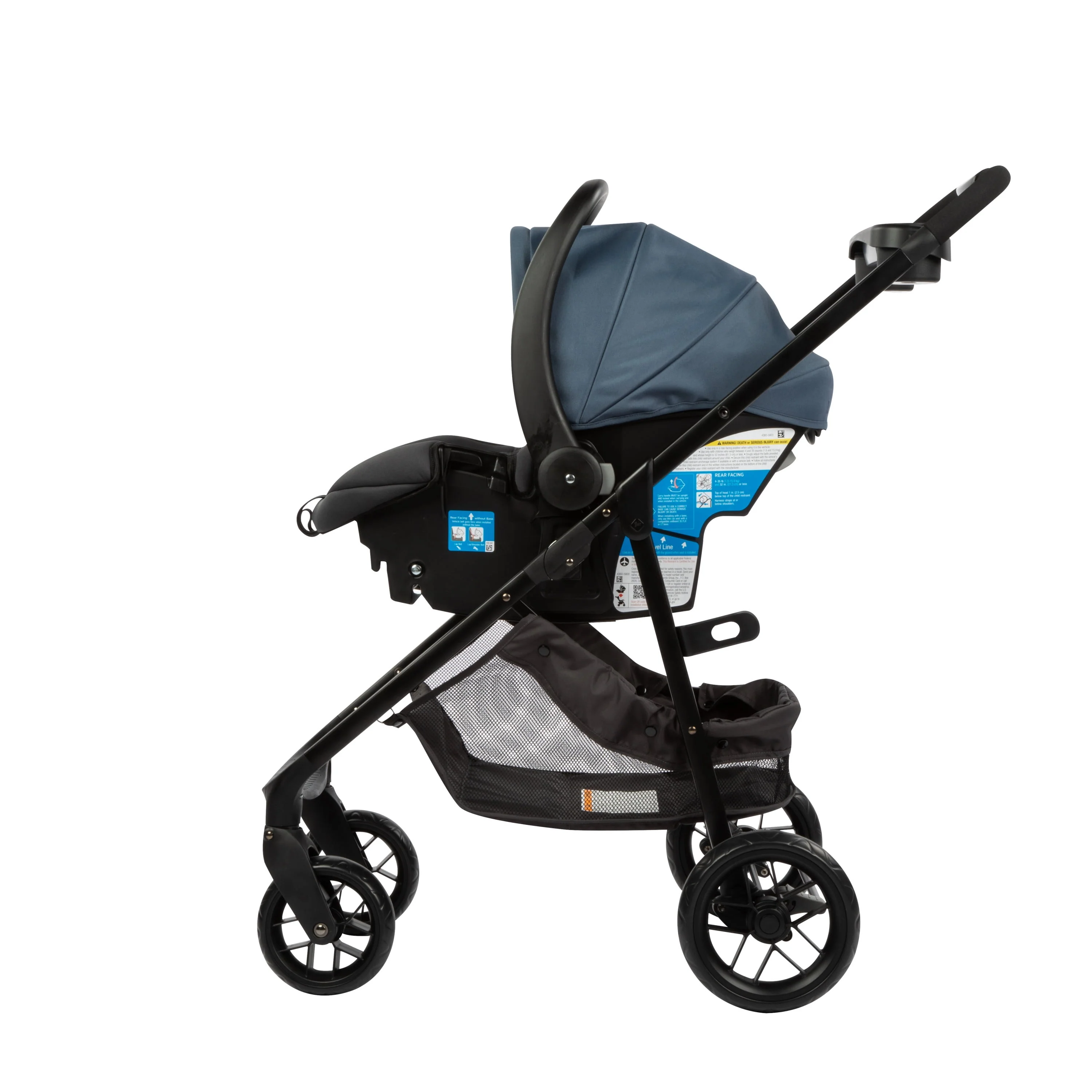 Safety 1st Grow and Go Sprint Modular Travel System Stroller with Rear-Facing Infant Car Seat, Whisper Grey