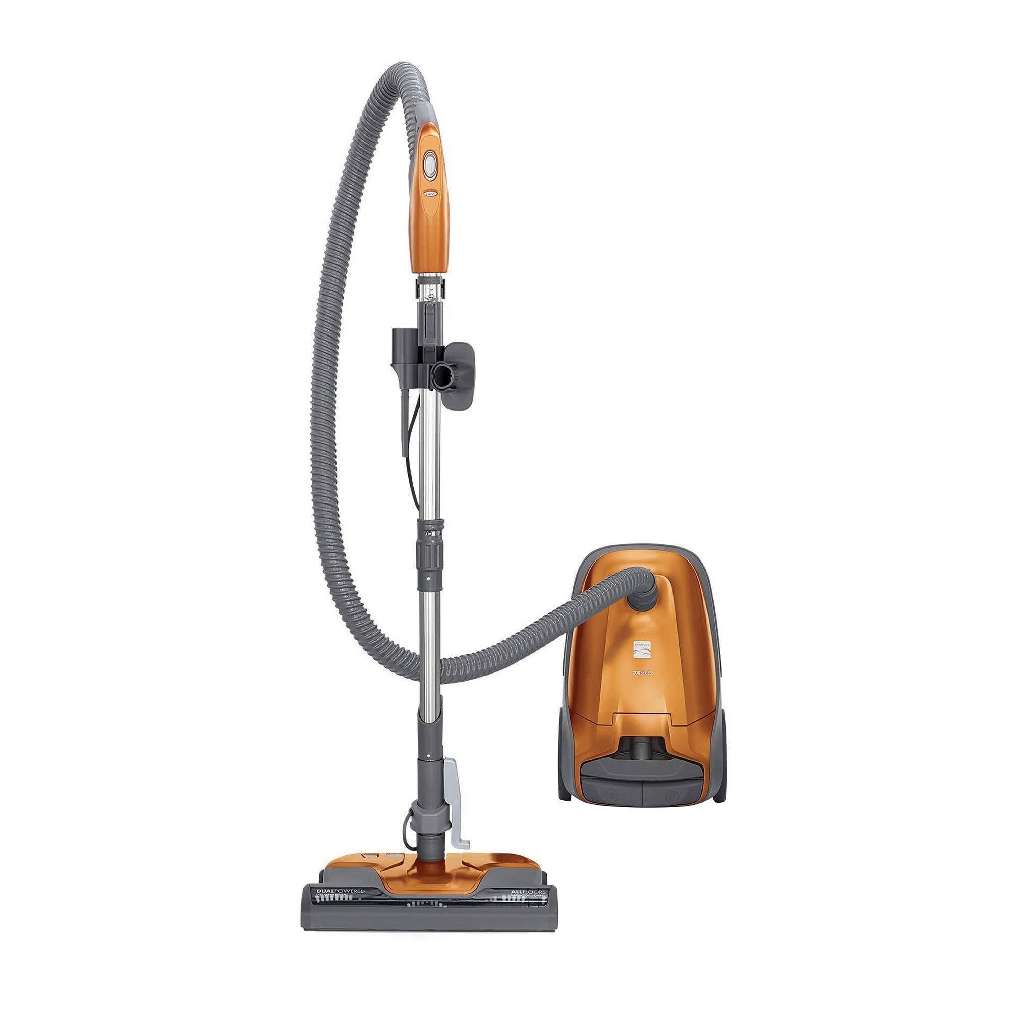 Kenmore 81214 200 Series Bagged Canister Vacuum Cleaner in Orange