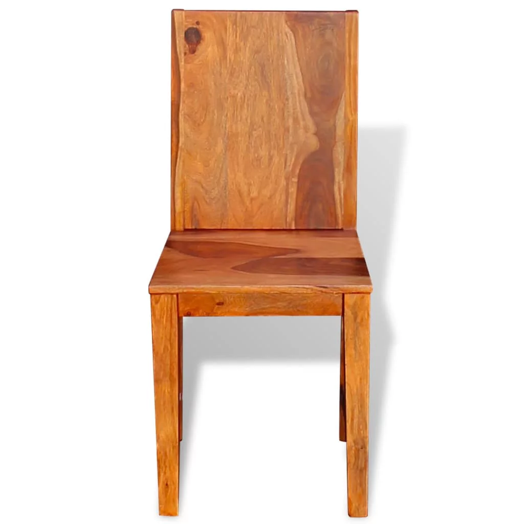 Aibecy Dining Chairs 4 pcs Solid Sheesham Wood