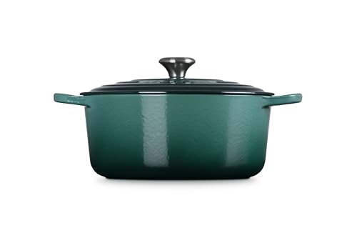 Le Creuset Enameled Cast Iron Signature Round Dutch Oven, 5.5 qt., Cerise